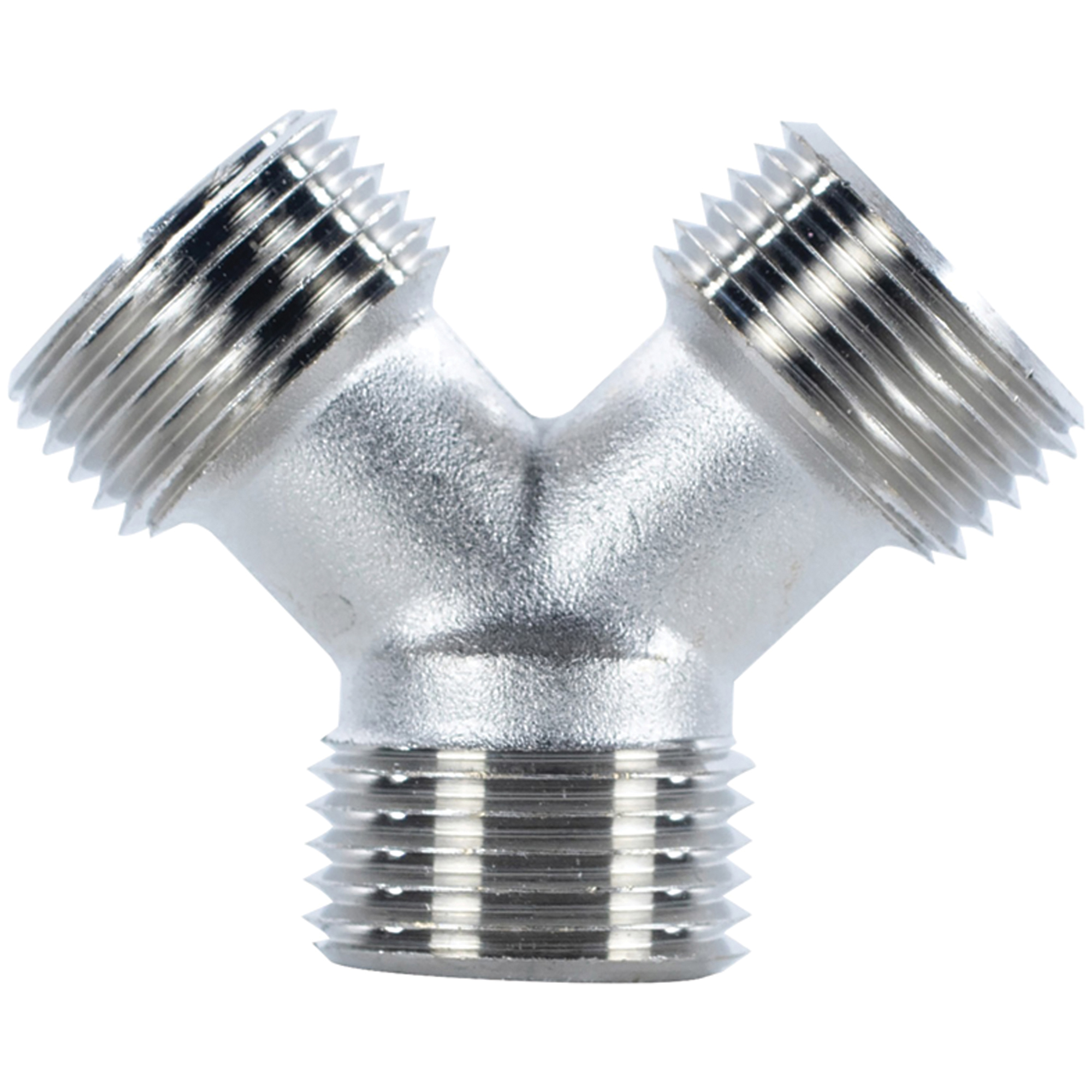 Certified Appliance Accessories Y-Fitting — 3/4in. MGH x 3/4in. MGH x 3/4in. MGH, Model# YFBMMM